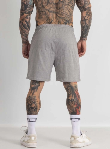 Bermuda de Moletom Crown Curta Dark Mescla Produto Bermuda de Moletom Crown Curta Dark Mescla