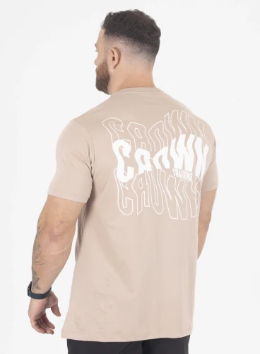 Camiseta Crown Training Wave  Areia 