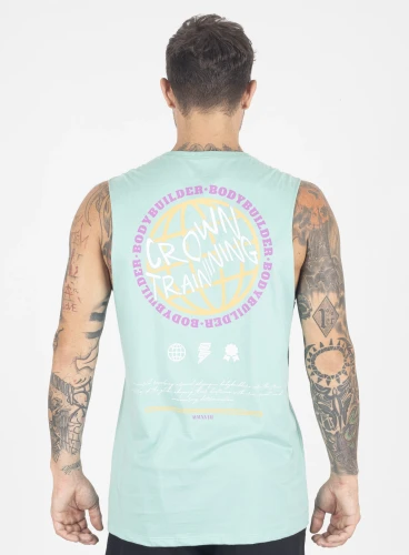 Produto Regata Crown New Tank Globe Verde Claro 