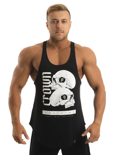 Regata Cavada Crown Training Skull Black Produto Regata Cavada Crown Training Skull Black