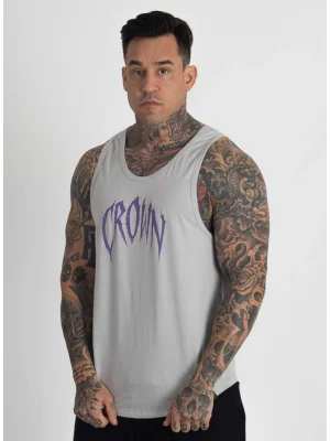 Produto Regata Crown Tradicional Beast Cinza