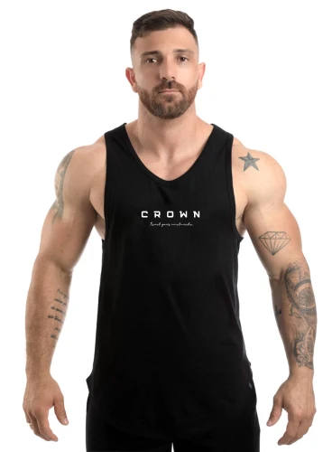 Produto Regata Masculina Preta Trust Crown Training