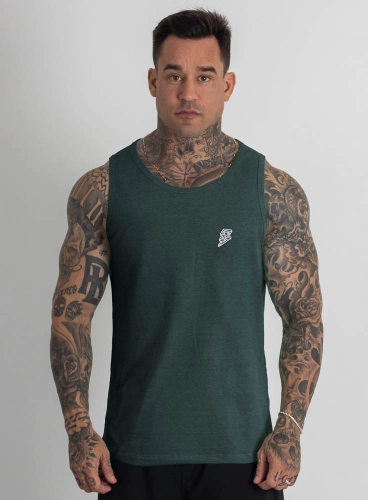 Produto Regata Crown Training Canelada Mescla Verde Escuro