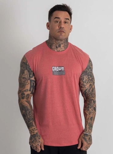 Regata Crown Japonesa Base Mescla Vermelho