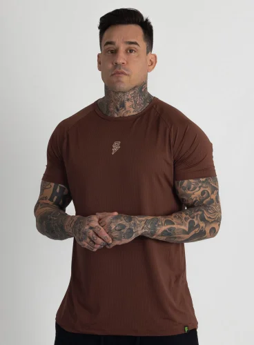 Produto Camiseta Crown Dry Fit ice Logo Marrom
