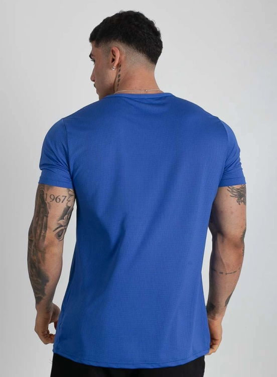 Camiseta Crown Polytech Mini Logo Azul Produto Camiseta Crown Polytech Mini Logo Azul