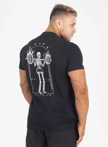 Produto Camiseta Crown Training Blaze Reps Preto 