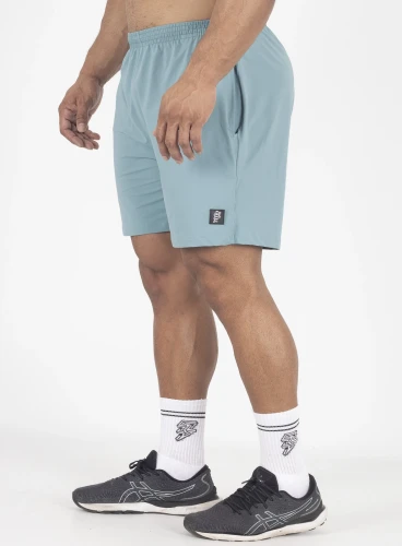 Bermuda Crown Poliamida Curta Azul Celeste