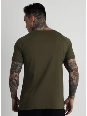 Camiseta Poliamida Crown Training Verde Militar Produto Camiseta Poliamida Crown Training Verde Militar