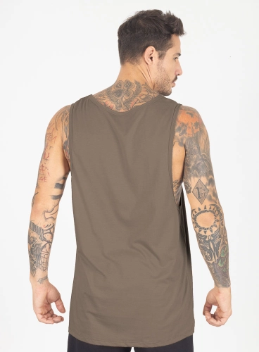 Produto Regata Crown Training Regatão Original Marrom Taupe