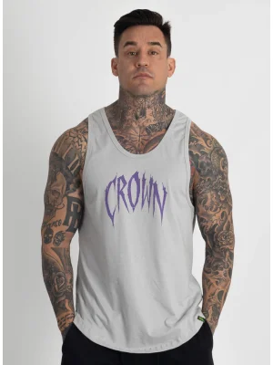 Produto Regata Crown Tradicional Beast Cinza
