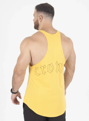 Regata Cavada Crown Fire Amarelo Produto Regata Cavada Crown Fire Amarelo