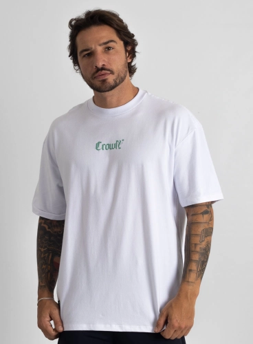 Camiseta Oversized Angel Branca