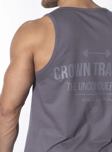 Regata Crown Training Viciado no Pump Cinza Produto Regata Crown Training Viciado no Pump Cinza