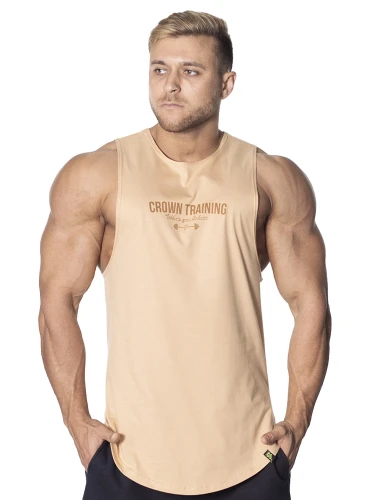 Produto Regata Crown Tank Viciado no Pump Bege