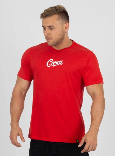 Camiseta Crown Training OldStyle Vermelha