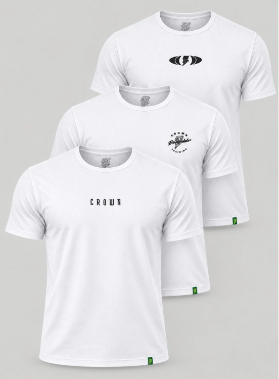 Kit Crown 3 Camisetas Polytech Produto Kit Crown 3 Camisetas Polytech