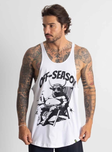 Produto Regata Cavada Crown Off Season Branca