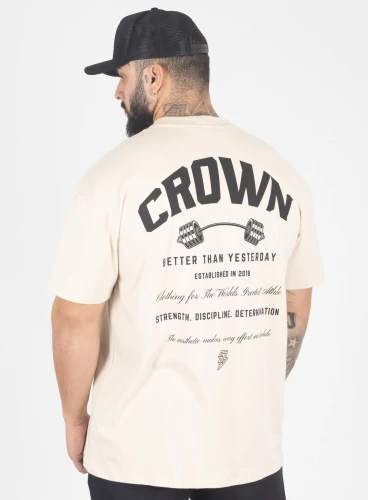 Camiseta Oversized Dumbbell  Creme 