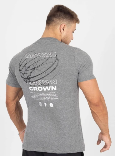 Camiseta Crown Training Orbital Mescla Escuro