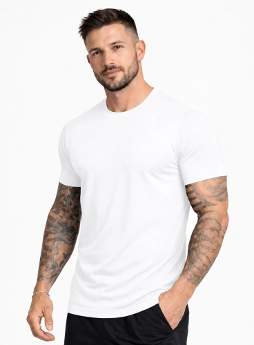 Camiseta Crown Tech Modal Branca