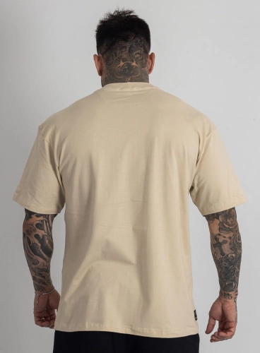 Camiseta Oversized Logo Creme Produto Camiseta Oversized Logo Creme