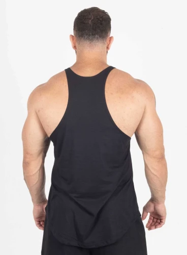 Produto Regata Cavada Preta Aesthetic Power Crown Training