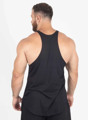 Produto Regata Cavada Preta Aesthetic Power Crown Training
