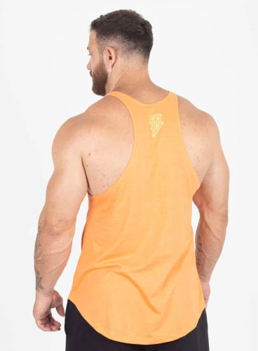 Produto Regata Cavada Crown Orbit Laranja Neon