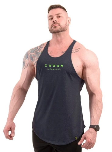 Regata Cavada Crown Training Instincts Mescla Preto