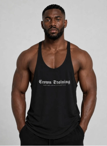 Produto Regata Cavada Crown Training Pump Preta 