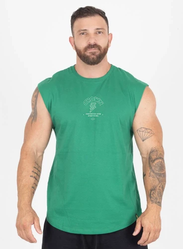 Produto Regata Crown Japonesa Aesthetic Power Verde