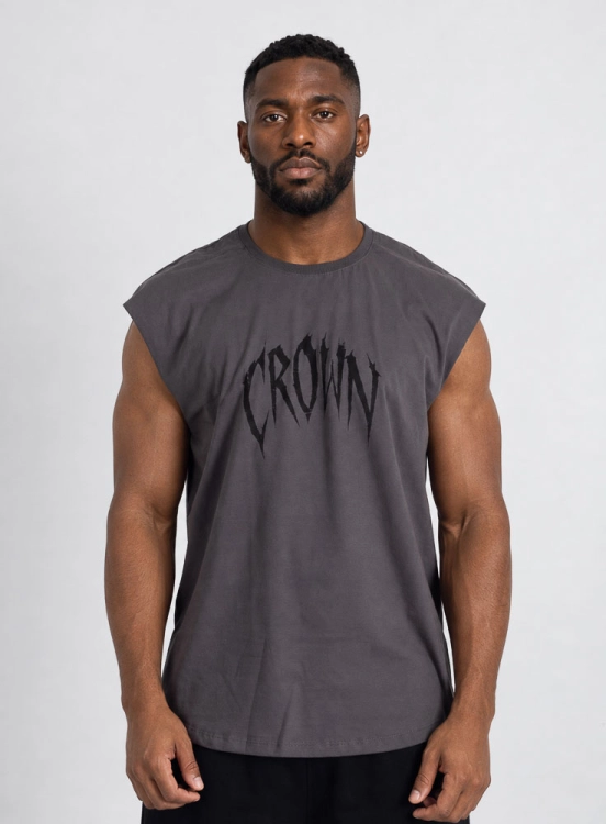 Regata Crown Japonesa Beast Grafite Produto Regata Crown Japonesa Beast Grafite