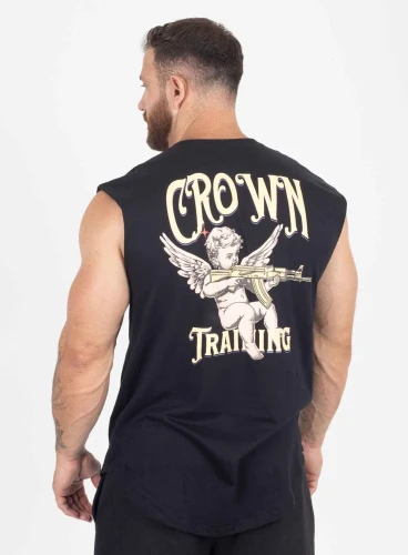 Regata Japonesa Preta Bullet Wings Crown Training Produto Regata Japonesa Preta Bullet Wings Crown Training
