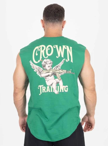 Produto Regata Crown Japonesa Bullet Wings Verde