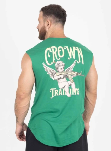 Produto Regata Crown Japonesa Bullet Wings Verde