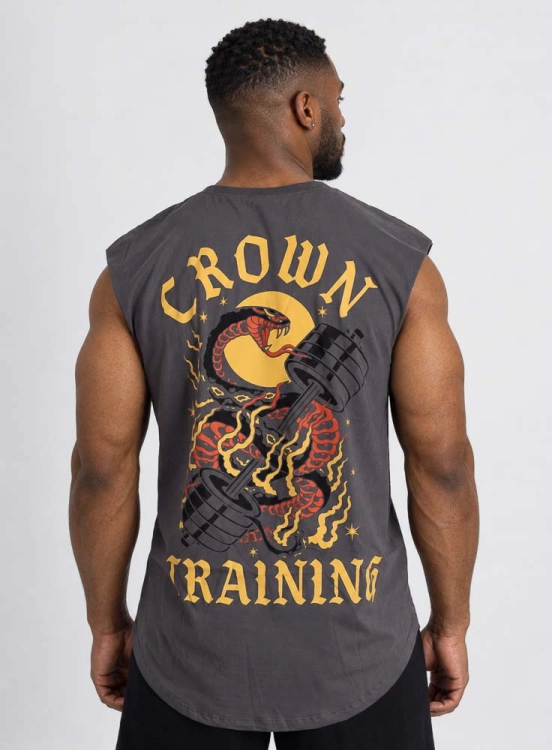 Regata Crown Japonesa Cobra Grafite Produto Regata Crown Japonesa Cobra Grafite