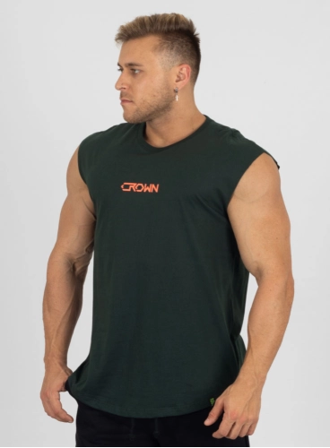 Regata Crown Japonesa HardLine Verde Escuro Regata Crown Japonesa HardLine Verde Escuro