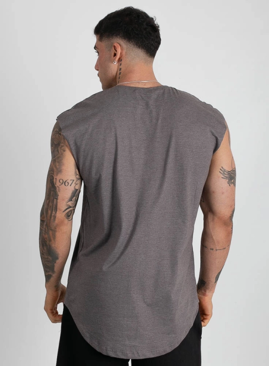 Regata Crown Japonesa Ink Mescla Black Produto Regata Crown Japonesa Ink Mescla Black
