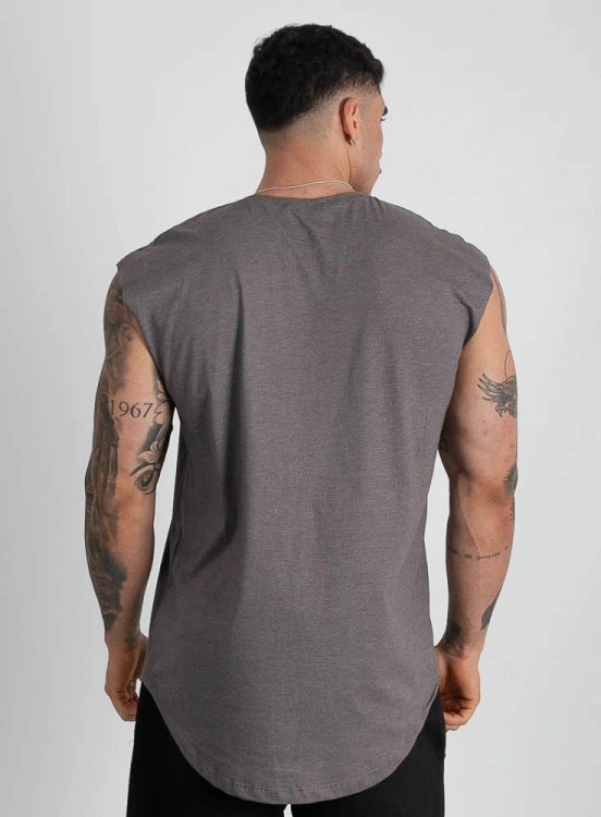 Regata Crown Japonesa Ink Mescla Black Produto Regata Crown Japonesa Ink Mescla Black