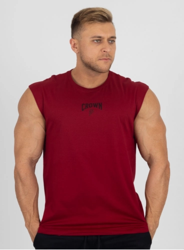 Produto Regata Crown Japonesa Treino Fofo Bordô