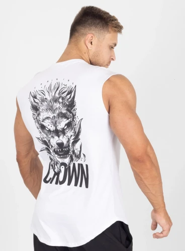 Regata Japonesa Branca Wolf Crown Training Produto Regata Japonesa Branca Wolf Crown Training
