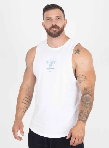 Produto Regata Crown Tank Aesthetic Power Branca