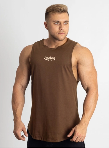 Regata Crown Tank Graffs Marrom Produto Regata Crown Tank Graffs Marrom