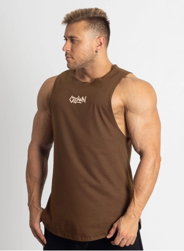 Regata Crown Tank Graffs Marrom Produto Regata Crown Tank Graffs Marrom