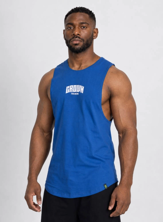 Regata Crown Tank Pace Azul Produto Regata Crown Tank Pace Azul
