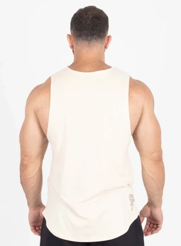 Regata Crown Tank Shock Creme Produto Regata Crown Tank Shock Creme