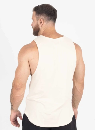 Regata Crown Tank Shock Creme Produto Regata Crown Tank Shock Creme