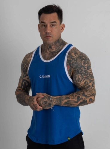 Regata Crown Tradicional Bordada Origin Azul