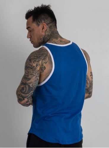 Regata Crown Tradicional Bordada Origin Azul Produto Regata Crown Tradicional Bordada Origin Azul
